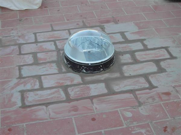 Instalación Solatube sobre base sin zócalo